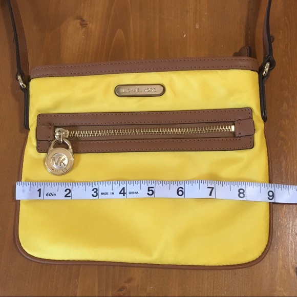 Michael Kors Yellow Crossbody Purse - Picture 10 of 13